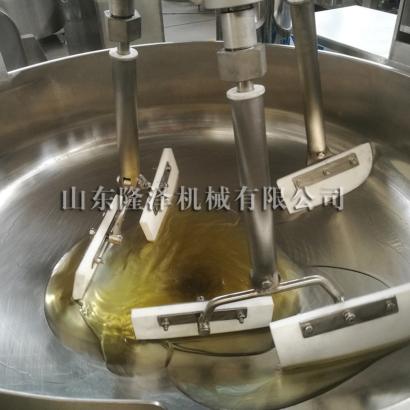 中央厨房商用炒菜机 全自动大型食堂炒菜锅 电磁加热 