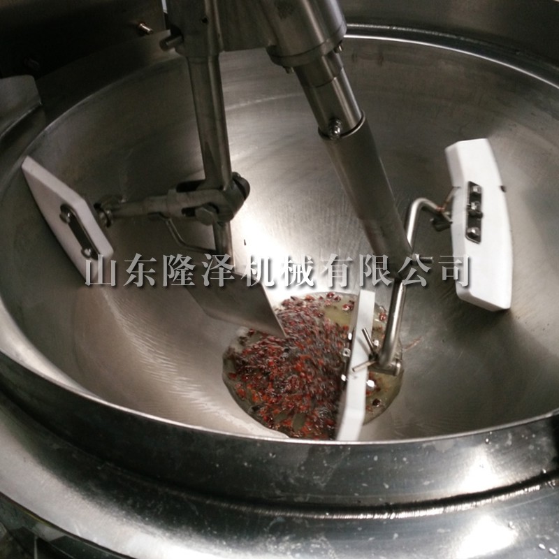 火锅料加工炒制设备 隆泽全自动火锅炒料机器生产设备价格 