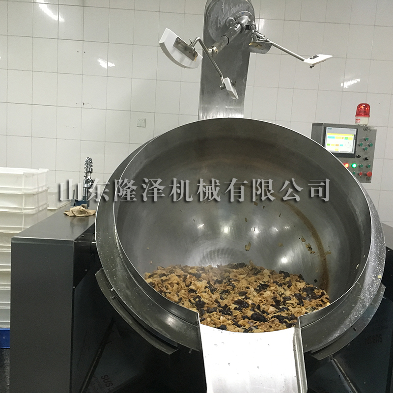 大型PLC控温智能炒菜机器人 电磁搅拌炒菜锅 